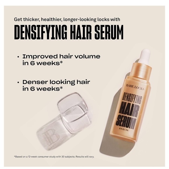 NEW BABE LOCKS DENSIFYING HAIR SERUM
1.76 oz. - Picture 3 of 9